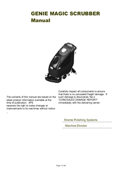 Genie Magic Xtreme Polishing Systems User Manual