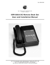 GAI-Tronics IDR1000A User And Installation Manual