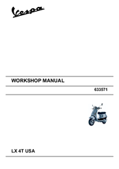 VESPA LX 4T USA Workshop Manual