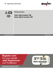 EWM Tetrix 400-2 Comfort TM Operating Instructions Manual