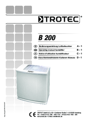 Trotec B 200 Operating Manual