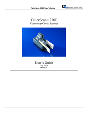 Digital Check TellerScan 220E User Manual