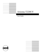 Oce Arizona T220UV User Manual