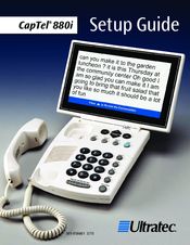 CapTel 880i Setup Manual