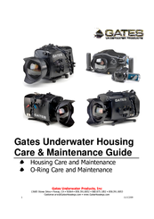 Gates Underwater Products O-ring Care And Maintenance Manual
