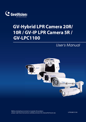 GeoVision GV-Hybrid LPR Camera 20R User Manual