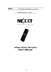 Nexxt 11N User Manual