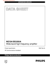 Philips SE5205A Datasheet