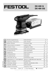 FESTOOL DS 400 Q Operating Instructions Manual