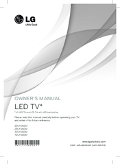 LG 22LY560M Owner's Manual