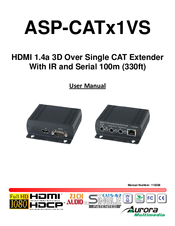 Aurora Multimedia ASP-CATx1VS User Manual