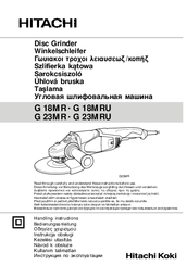 Hitachi G 18MRU Instruction Manual