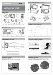 Sailor 6216 Installation Manual