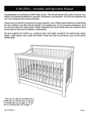 Mdb family crib clearance 4791