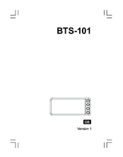 Sangean BTS-101 Manual