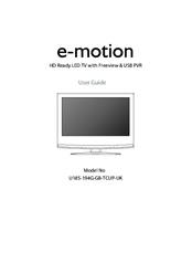 UMC e-motion U185-194G-GB-TCUP-UK User Manual