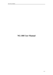 Netphonic NG-188 User Manual