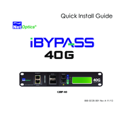 Net Optics iBYPASS 40G Quick Install Manual