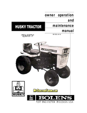 Bolens TEN-FIFTY 192-02 Owner's Operation And Maintenance Manual