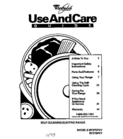 Whirlpool RF375PCY User Manual