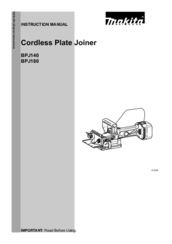 Makita BPJ140 Instruction Manual