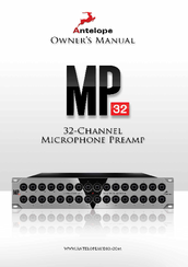 Antelope MP32 Owner's Manual