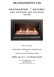 Heatmaster ENVIRO Operating Information & Installation Instructions