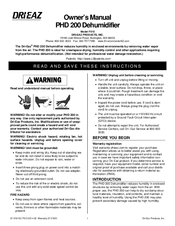 Dri-Eaz F515 Owner's Manual