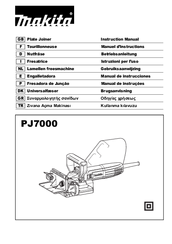 Makita PJ7000 Instruction Manual