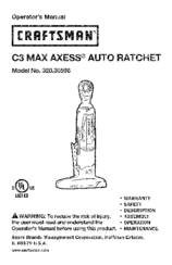 Craftsman 320.38596 Operator's Manual