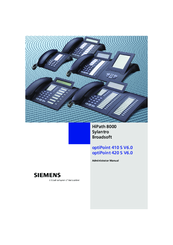 Siemens optiPoint 410 entry Administrator's Manual