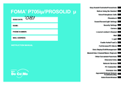 Panasonic Prosolid m Instruction Manual