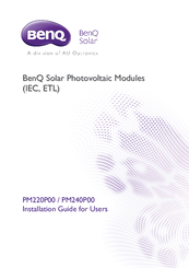 BenQ PM220P00 Installation Manual For Users