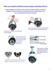 surveillance 112 PZ0312 User Manual