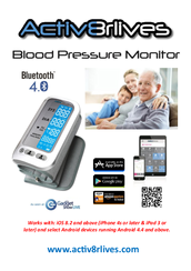 Active8rlives Blood Pressure Bluetooth 4.0 User Manual
