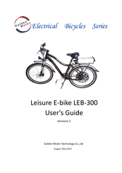 Golden Motor Leisure E-bike LEB-300 User Manual