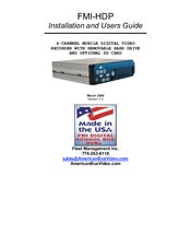Fleet Management FMI-HDP Installation And User Manual