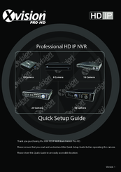 XVision XRN3625 Quick Setup Manual