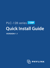 Phylink PLC-128 Series Quick Install Manual