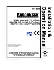 Vicon Roughneck V894CSHR-VF-C Installation & Operation Manual