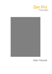 Zen Pro TVR-5910 User Manual
