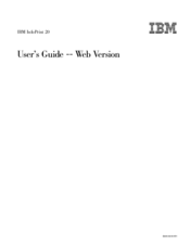 IBM InfoPrint 20 User Manual