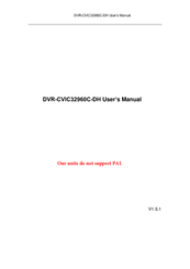 Security Camera King DVR-CVIC32960C-DH User Manual