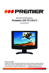 Premier TV-2757TFT Instruction Manual