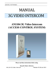 Aristel AN1104 Manual