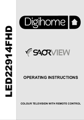 Digihome SAORVIEW LED22914FHD Operating Instructions Manual