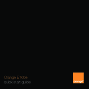 ORANGE E160e Quick Start Manual