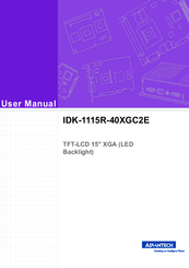 Advantech IDK-1115R-40XGC2E User Manual