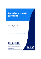 Ideal Boilers HE24 Installation And Servicing