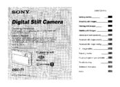Sony Cyber-shot DSC-T1 Operating Instructions Manual